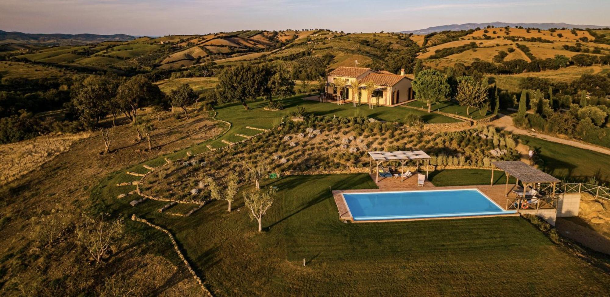 Poggio Tamantino, Villa Con Piscina In Maremma Poggio Cavallo Kültér fotó